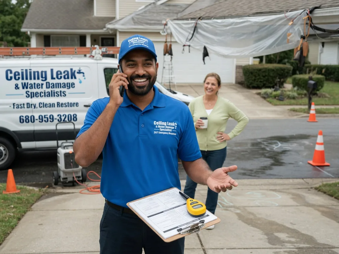 Ceiling Leak Cleanup Hampstead, NC FAQs